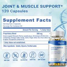 BUPORAI Apoyo Para Articulaciones Y Músculos: Favorece La Salud Articular, Alivia El Dolor Muscular, Refuerza El Sistema Inmunitario Y Promueve La Producción De Energía (120 Unidades) - 120 cápsulas - Ver 2