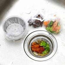 300 Pcs/100 Pcs Mesh Sink Filter Bags,Suitable For Kitchen Sink Garbage Filters, Vegetable Washing Pools, Dish Washing Pools, Household Disposable Drain Racks, Drain Nets, Etc. Disposable Sink Filters, Vegetable Basins, Pool Cleaning, Anti-Leakage Nets, Pocket Nets, Ground Leakage Nets. - Multicolor - View 4