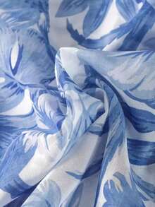 Casual Loose Beach Vacation Printed Shirt For Women - Multicolor - View 4