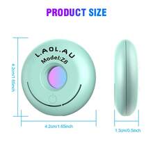 L.A.OL.A.U 1pc Anti-Peeping Detector, Hotel Hidden Camera Detector Finder, Travel Mini Portable Anti-Peeping Anti-Monitoring Camera Scanner, USB Rechargeable, With Hanging Lanyard