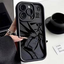 Hot Cool Anime BLEACH Phone Case Compatible With  17 16e 16 15 14 13 12 11 Pro Max Mini XR XS X 7 8 Plus Soft TPU Back Cover, Cover Compatible With  17 Pro Max Case,  17 Pro Case,  17 Case,  16 Pro Max Case