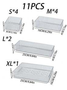 1pc/6/10pcs Elegant Acrylic Makeup Storage Box For Vanity - Versatile Drawer Organizer For Eyeshadow, Skincare, And Cosmetics - Perfect For Autumn And Holiday Decor, Ideal For Bedroom And Home Organization, Enhance Your Space With Stylish Fall And Festival Touches, Great For Christmas, Thanksgiving, New Year, And Valentine's Day Celebrations - Clear - View 21