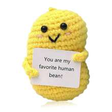 Mini Positive Energy Crochet Penguin, Fun Inspirational Birthday Gift For Women, Men, Friends, Colleagues, Includes Shark & Duck Positive Energy Card, Cute Christmas Decor, Stocking Stuffer - Khaki - View 19