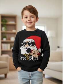 Young Boys Sweaters - Black - View 3