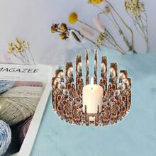 Bộ tranh đính đá 1 chiếc, Chân nến hình hoa sen, Chủ đề phong cách Bohemian, Chân nến lắp ráp thủ công bằng Acrylic với họa tiết khảm đá quý pha lê, Trang trí trung tâm nến sáp thanh lịch, Thích hợp cho đám cưới, nhà riêng, Giáng sinh, Ngày của Mẹ, Năm mới, Trang trí tối giản hiện đại, Thủ công mỹ nghệ. - Nhiều màu - Xem 16