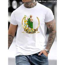 Camiseta de cuello redondo  de Tadeo: Defensor de las causas perdidas de México - Blanco - Ver 3