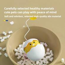 1 Stück 2025 Neue elektrische Schaukel-Katzenspielzeug, bodenbeschwertes Schaukelspielzeug mit Miauen, Katzen-Reizspielzeug - benötigt 2 AAA-Batterien (nicht enthalten)