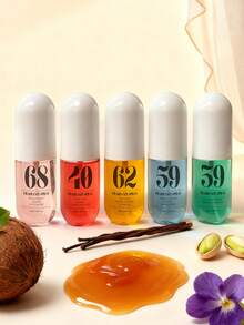 1pc 50ml Air Freshener, Alcohol-Free, Up To 5 Collection Choices Indoor, Outdoor Air Freshener Multi-Layered Heightened State Of Bliss Spray With Long Lasting Natural Fresh Charming Essentials, Blending Coconut, Plum, Violet, Pistachio, And Jasmine Notes, Perfect For Dating, Party, Mother's Day Gift, Suitable For Family And Friends, Portable For Boyfriends And Girlfriends, An Ideal Gift.