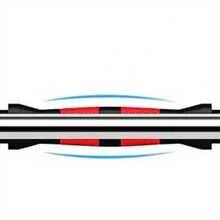 ALLINLIFE Dumbbell Bar, Length 50 Cm, Diameter 25 Cm, With Non-Slip Handle And Fastening Net - 47cm 伸肌器 - 查看 6