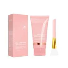 Mascarilla Facial Peel Off de Colágeno Nocturna Hidratante Repara Remueve - Rosa - Ver 8