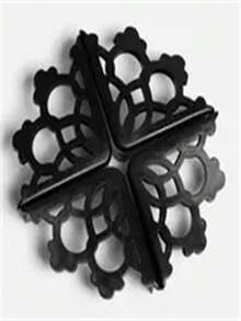 4 قطع من واقيات الزوايا السيليكونية ذات التصميم المجوف الأنيق، واقيات حواف المكتب الأنيقة للسلامة والديكور