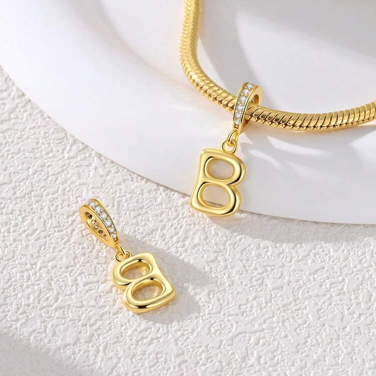 Bead Style Charms - Gold - View 3