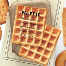 30pcs/Pack Cute Dessert & Cookie Shaped Memo Stickers, Scrapbooking Supplies, School Stationery, Waffle, Cookies Design, Diary, DIY Background, Removable & Reusable Student Notes