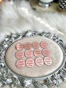 1/10/20 pièces Étiquettes rondes personnalisées en miroir, 3,5 cm, Or/Or rose/Argent. Étiquette de baptême, Étiquette miroir pour chocolat, Nom de bébé, Cartes de placement de mariage personnalisées, Étiquettes en miroir acrylique gravées de noms pour table, Pour anniversaires, Pour anniversaires, Mariages, Pour pendaison de crémaillère - Multicolore (3,5*3,5 cm rond) - Voir 9