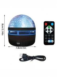 Ocean Wave Projector, Bedroom Night Light Projector, Water Lamp Suitable For Adult Game Room, Home Theater, Ceiling, Room Decor, Christmas Gift, Valentine's Day Gift, Camping Wedding Decor, Halloween Christmas Decor, With 7 Color Patterns And Remote Control, USB Powered, No Battery Included