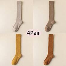 4 pares/2 pares/1 par Calcetines de lana gruesos para mujer, cálidos para uso diario y atuendos en casa