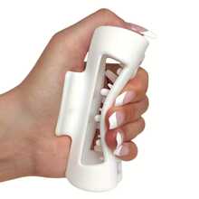 Cloud - Like Soft Silicone Hair Claw Clips, Ultra - Flexible & Unbreakable. Non - Slip, Drop - Resistant Matte Barrettes. Strong - Hold Jaw Clips Suitable For Women With Thin, Thick Or Curly Hair - 白色 - 查看 9