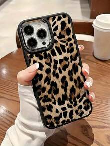 Fall Phone Case Cheetah Print Apple Tortoise Shell Phone Case 1pc Leopard Print Metal Decorative Ls Protection Phone Case Compatible With 11 12 13 14 15 16 Pro Max Waterproof Shockproof Anti-Fall Scratch Resistant.Holiday Phone Accessories.Fundas Fall Phone Cases S25 Ultra Family Y2k Phone Case Anime Mobile Phone Case 16 Case Gifts For Men Phone Cases 14 Cheap - Nhiều màu 4 - Xem 1