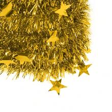 LIVINGANDHOME Living And Home Collapsible 1.2M Pop Up Tinsel Christmas Tree With Base,Christmas Decoration,Xmas Decor Tree - Gold - View 7