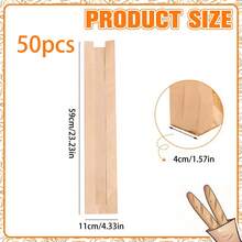 50 túi nướng hình chữ nhật, túi đựng bánh mì baguette có cửa sổ trong suốt, hộp đựng mang đi đa năng, ấn để dán kín, thích hợp để bảo quản trong tủ đông, đựng bánh mì, bánh mì nướng, bánh sừng bò, bánh quy và đồ ăn nhẹ - Nhiều màu - Xem 9