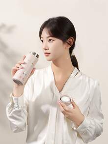 1pc Snoopy 350ML Compact Cute Water Bottle, Portable Pocket Cup, Mini Insulated Tumbler, Unisex Stainless Steel Minimalist Water Cup - Multicolor - View 4