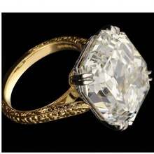 14k Gold Plated Copper Ring With Shiny Rectangular Cubic Zirconia, Engagement Ring And Wedding Band Symbolizing Beauty And Elegance, Perfect Anniversary/Birthday/Valentine's Day Gift