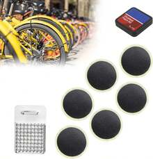 Parche para Bicicleta sin Pegamento, Parches para Neumáticos sin Pegamento para Bicicletas de Montaña Herramienta de Reparación de Bicicletas sin Pegamento Tubo Rápido para Neumáticos - 1 - Ver 4