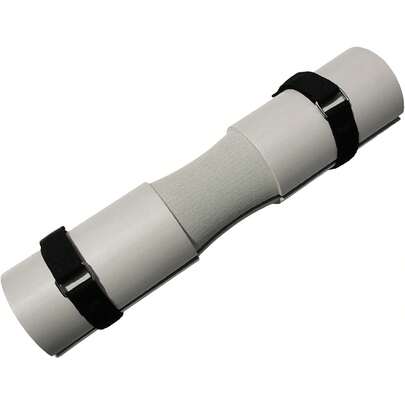 EstiloTendenciaAlmohadilla Para Barra De Fitness, Almohadilla Para Sentadillas Con Barra Gruesa, Color Puro De Alta Densidad, ErgonóMica Con Correa Para Empuje De Cadera (Gris)Calidad PremiumVersióN Mejorada