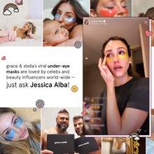 6 Lightening And Brightening Eye Masks To Reduce Dark Circles, Eye Puffiness, Eye Bags, Wrinkles, Gel Eye Masks, Nurse's Gift, Vegetarian And Cruelty-Free Self-Care - Vàng - Xem 3