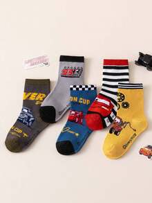 Disney 10/5 正品汽车圣诞儿童袜，新年加厚礼物袜，男童冬季卡通圣诞新年动漫袜，女童袜，家居拖鞋，创意礼品袜，儿童袜