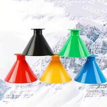 5-In-1 Ice Scraper & Snow Shovel, Multifunctional Cone Shape Windshield De-Icer Tool For Car, Effortless Winter Snow Removal And Defrosting, Quick Vehicle Ice Scraper Brush, Windshield Ice Scraper, Ice Remover Car, Snow Car Accessories