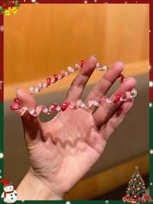 10pcs Christmas Colorful Hair Tie, Red And Green, Fashionable And Elegant, Cute, Christmas Hair Accessories, Santa Claus And Snowman Patterns, Christmas Element Spiral Hair Ties, Suitable For Christmas Parties And Dancing, Women Hair Accessories, Recommended Gift, Ponytail, Hair Elasticity, Hair Rubber Bands, Hair Scrunchies ,Makeup ,Ponytail Holders ,Hair Elastics ,Hair Rope