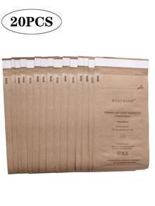 20Pcs Nail Sterilizer Manicure Bag Nail Art Tools Dry Heat Disposable Sterilization Disinfection Machine Kraft Bags Accessories,Nail Supplies,Nail Tools,Nail Art Tools,Back To School,Nails,Nail Tools For Press On Nails