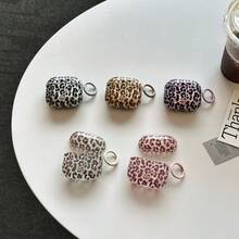 扎染蓝色豹纹软壳，适用于 Apple Pro 3、4 无线蓝牙耳机 - 多色 - 查看 1