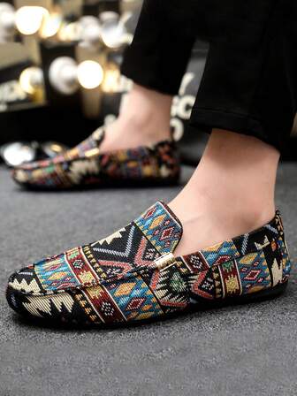 男士乐福鞋 新款休闲鞋 百搭莫卡辛鞋 渔夫鞋 休闲鞋 青年鞋 帆布平底船鞋 男鞋 黑色正装鞋 休闲帆布鞋（尺码偏小偏窄，请订购大一码）