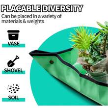 Tapete de jardim grosso à prova d'água, trocador de solo para vasos para plantar flores, suculentas, plantas verdes, acessórios para ferramentas de jardinagem