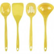 Calypso Basics por Reston Lloyd Juego de utensilios de melamina, Blanco, 1 - Limón - Ver 3
