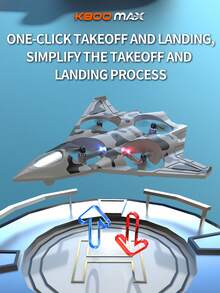 4DRC 全新第六代 K800MAX 遥控无人机，具备 360° 特技翻转和悬停功能 | 配备定高系统 | 新手友好型无人机，带 LED 灯 | USB 充电遥控飞机，是男孩生日、圣诞节、万圣节的理想礼物 - 淺灰色 - 查看 9