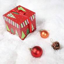 35 Inch Rabbit Fur Tree Skirt White Plush Skirt Merry Party Tree Decoration