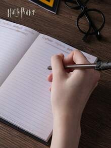 1 件 WB 官方授权哈利波特霍格沃茨日记本，带圆珠笔 - 正宗魔法日记，适合学习、圣诞礼物、粉丝装饰