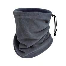 Winter Warm Scarf Neck Warmer Shaggy Fleece Scarf Bicycle Outdoor Riding Face Headband - Multicolor - View 4
