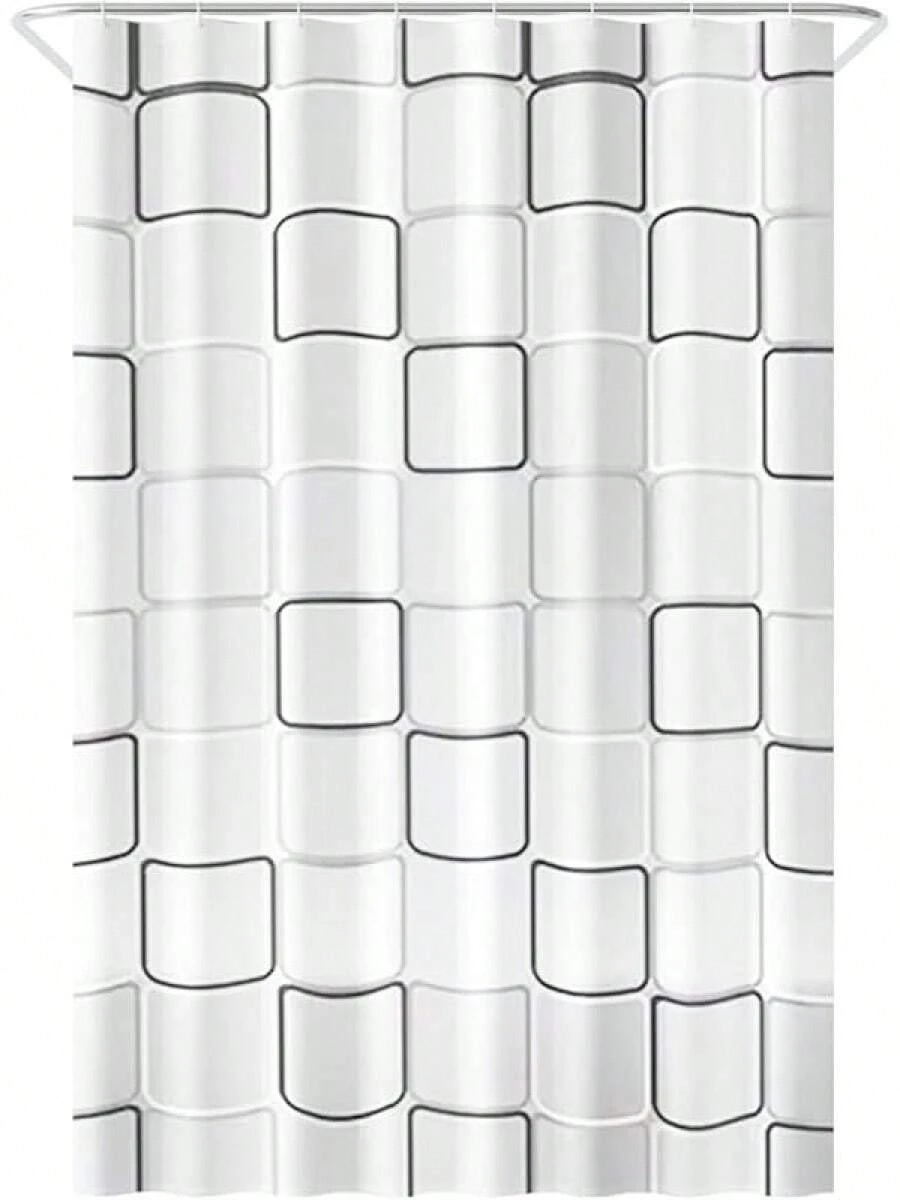 Anti-Mould Shower Curtain - 120 X 200 Cm - Strelitzia Polyester - Includes Rings - Shower Curtains - Shower Curtain Anti Mould - Shower Curtain Bath - Shower Curtain