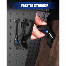 alicates para bomba de agua, alicates de junta de ranura de 4 pulgadas, alicates de lengeta y ranura ajustables rpidos con bloqueo de empuje de 15 posiciones, mordaza en V para agarre - Negro - - Ver 9