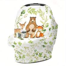 Autositzüberzüge für Babys, Autositzüberdachung, Stillschal für Mütter, Mehrzweck-Überdachung für Babytragetasche/Kinderwagen/Einkaufswagen, Babyparty-Geschenke für Jungen und Mädchen