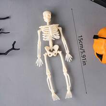 35in Halloween Skeleton Simulation Human Skeleton Halloween Party Decoration Horror Haunted House Scene Setting Props Add Festive Scene Atmosphere Room Home Decoration Theme Party Family Gathering Outdoor Garden Courtyard Hanging Pendant (Easy To Hang Design) - Multicolor - View 6