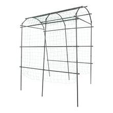 YUNRUX Large Garden Arch, Garden Trellis For Climbing Plants, Climbing Frame With Net