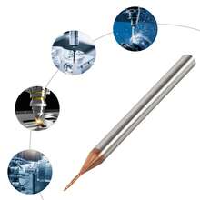 YUNRUX Ball Nose Carbide End Mill Cutter Router Bits Double Flute Spiral Milling Tool