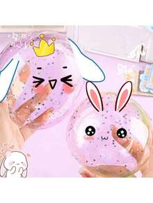 Shiny Nano Tape Bubbles DIY Set, Includes Dual Pink & Blue Glitter Tapes, Glitter Pump, Sequins, Stickers, Straws, Random Selection - Creative Multi-Piece Gift Set, Suitable For Birthday, Carnival, Christmas, Halloween Parties