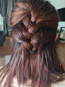 8pcs/6pcs/1pc Vintage French Elegant Casual Acetate Hair Clips, Retro U-Shaped High-End Bun Maker, Simple Elegant Hair Accessories, Suitable For Daily And Holiday Use, Gift For Women - Multicolor - View 6