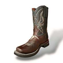 Cowboy Embroidery Holidays - Redwood - View 6